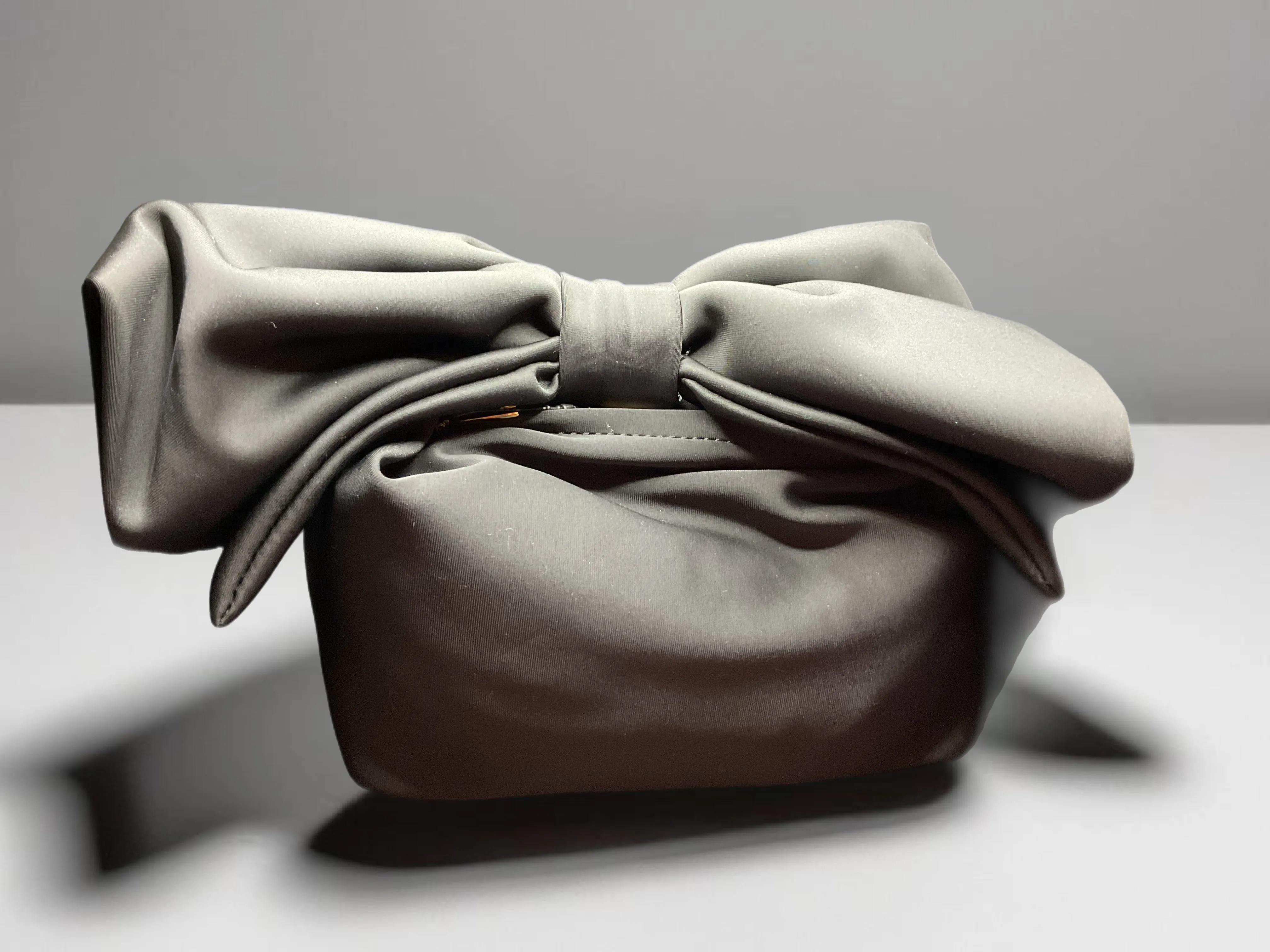 Satin Bow Handle Purses