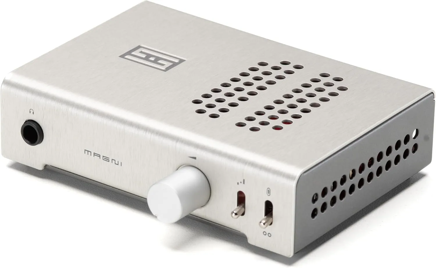 Schiit Magni Unity Fully Discrete Headphone Amp and Preamp with Internal Integrated USB DAC - Silver