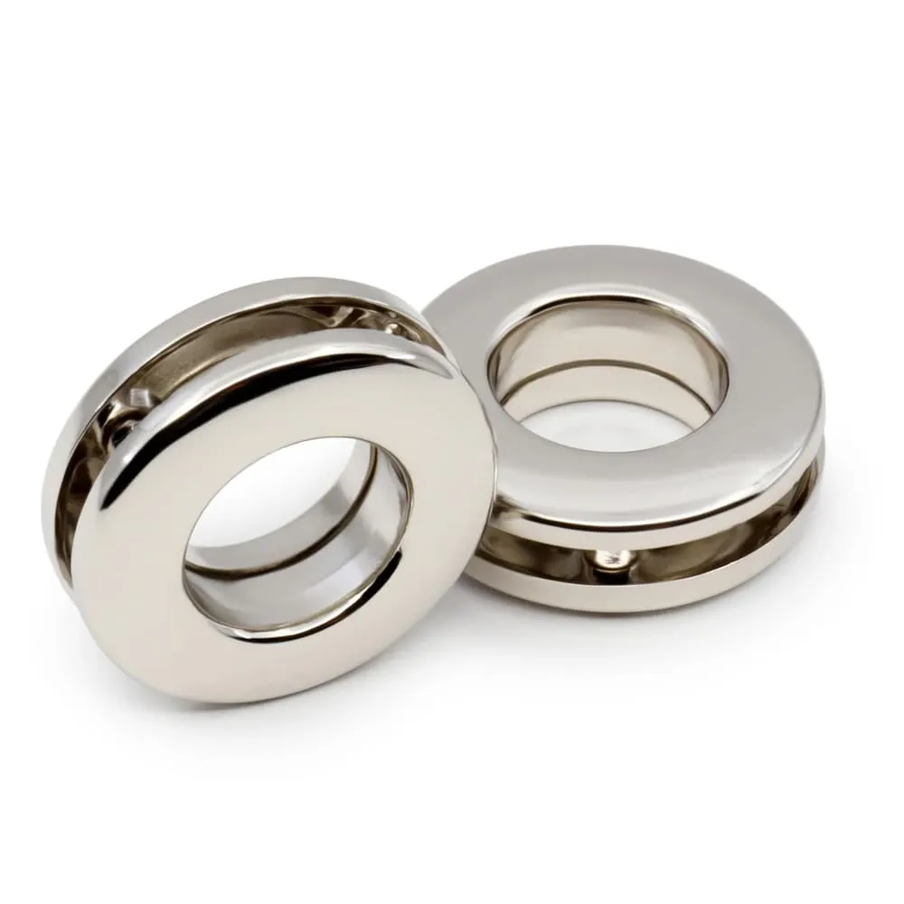 Screw Together Grommets (15mm), Nickel, Dritz