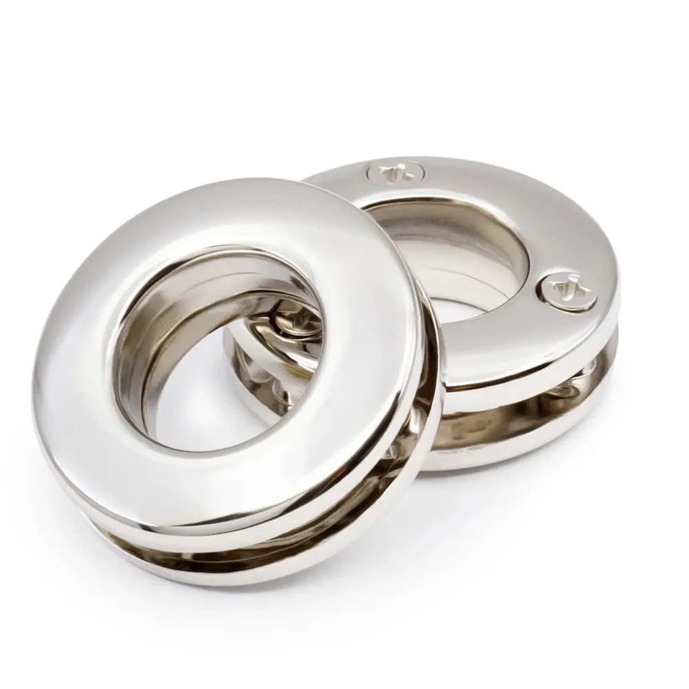 Screw Together Grommets (15mm), Nickel, Dritz