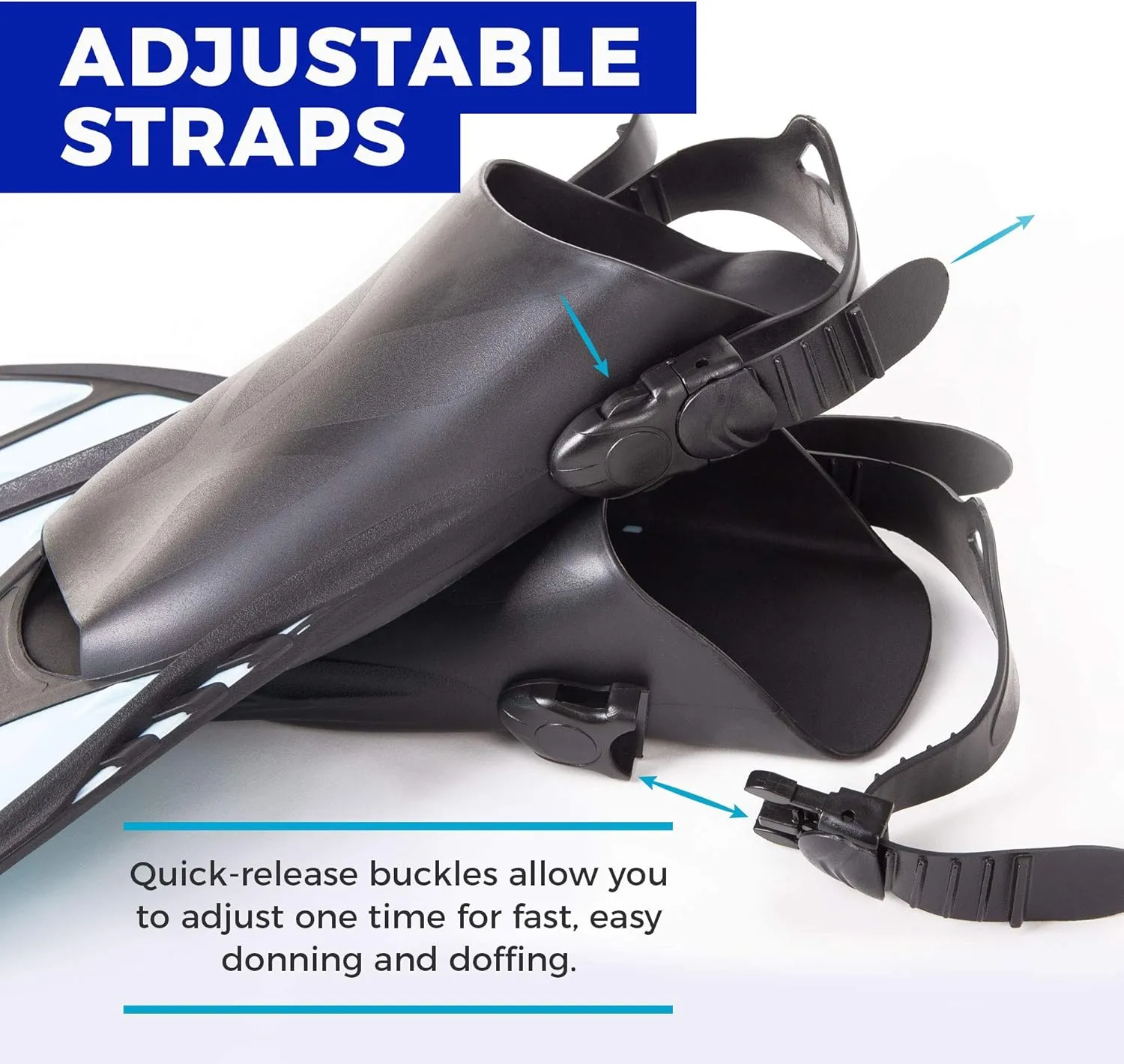 Seavenger Torpedo Snorkeling Fins for Travel
