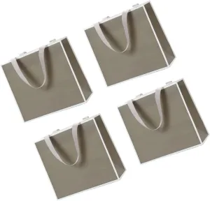 SECFOU Strong Rope Handle Paper Bag Jewelry Bags 4pcs Pack for Wrapping Fashion Accessories