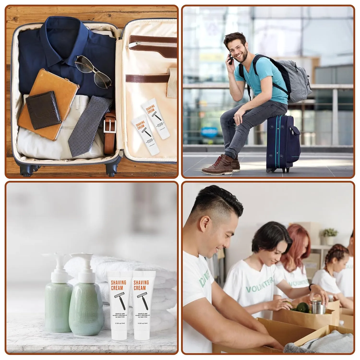 Shaving Cream Bulk Travel 10ml/0.35fl oz,Disposable Shaving Cream in Bulk Travel Shave Cream for Hotel Homeless200