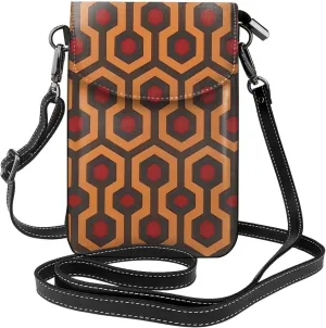 Shining Overlook Printing Leather Crossbody Flap Phone Bag - Versatile Gift for Women Walking, Camping, Shopping, and Travel