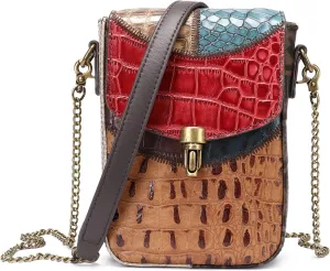Shoulder Bags Cowhide Leather Cossbody Bags Women Messenger Bag Pouch, One Color, One Size