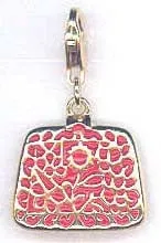 Silver Gold-Plated Handbag Charm