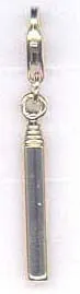 Silver Gold-Plated Perfume Bottle Charm