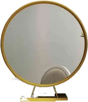 Single-Sie Roun European Makeup Mirror esktop Beroom esktop Princess Ressing Beauty Mirror