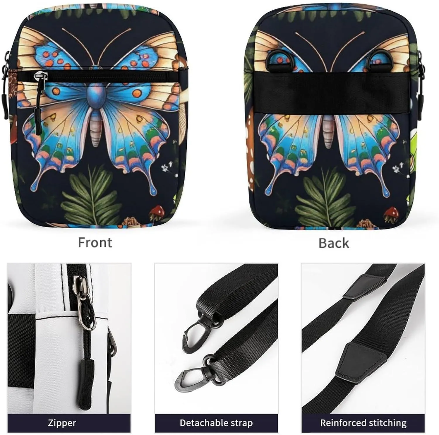 Small Crossbody Bag for Women, Casual Mini Shoulder Pouch Portable Travel Purse Cell Phone Bag