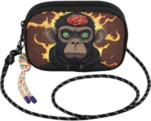 Small Crossbody Bags Brain Monkey Eye for Women Cell Phone Purses Shoulder Bag Handbag with Adjustable Strap
