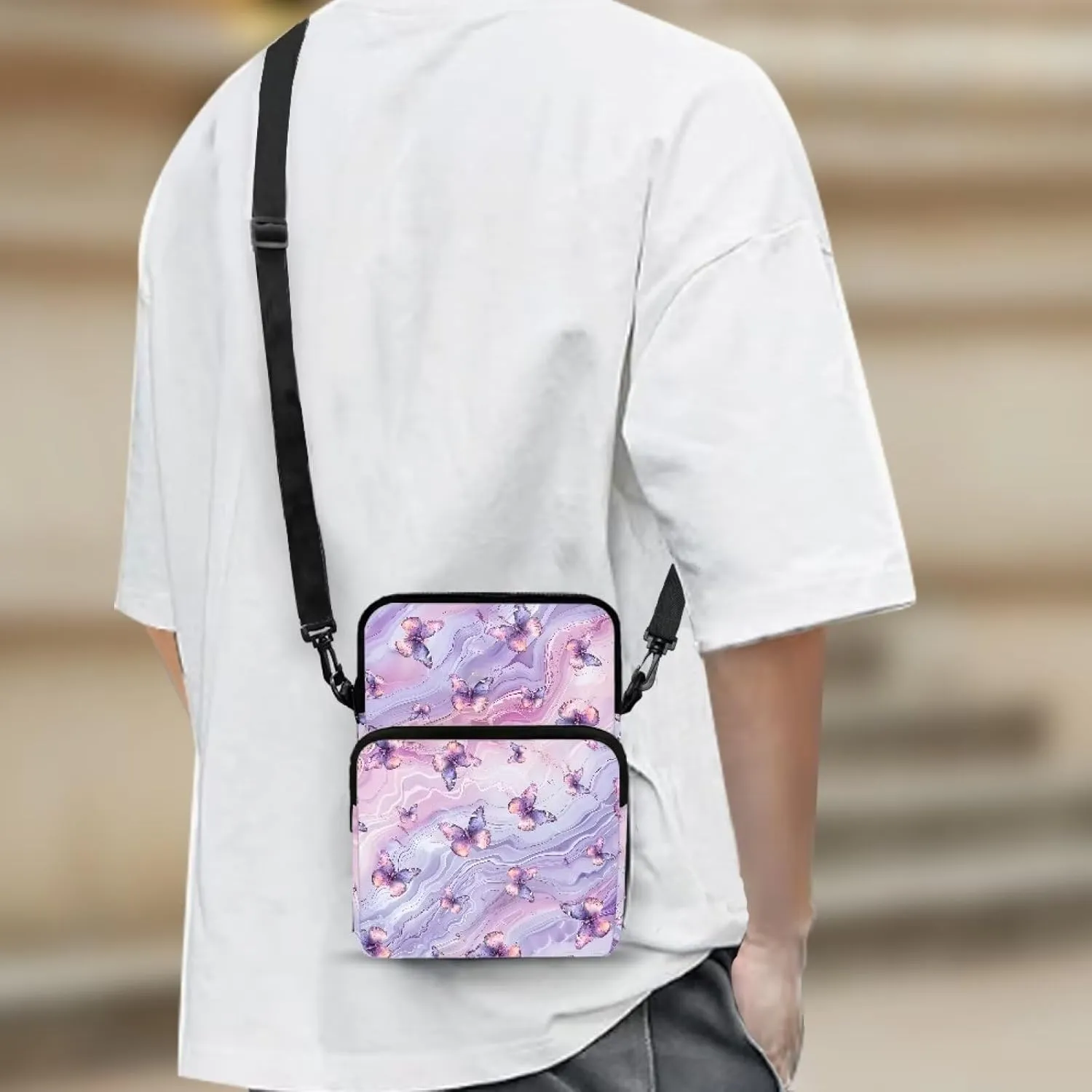 Small Crossbody Bags for Women Men Small Messenger Bag Purses Fanny Pack Wallet Bag Coin Purse Backpack Handbags