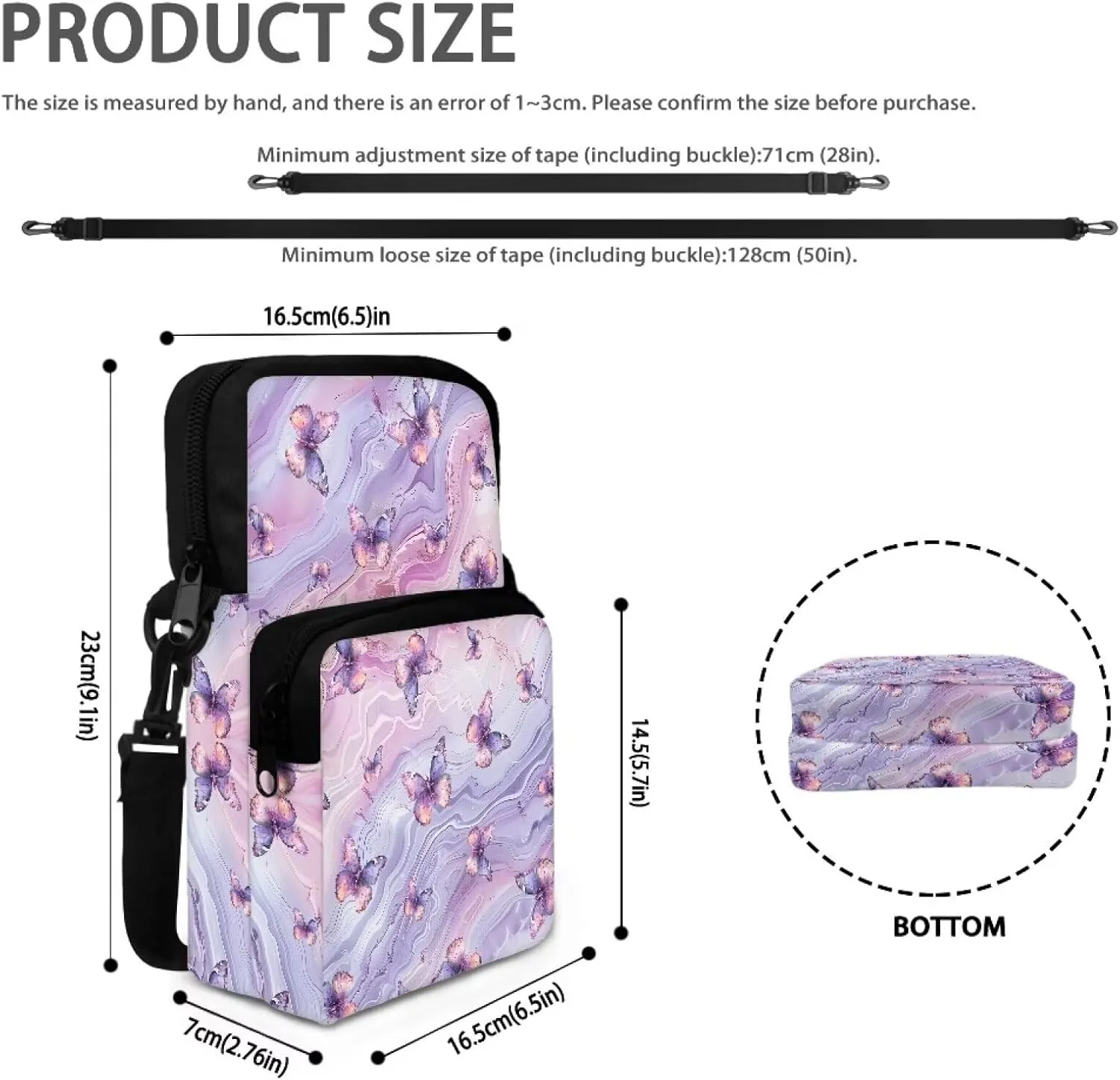 Small Crossbody Bags for Women Men Small Messenger Bag Purses Fanny Pack Wallet Bag Coin Purse Backpack Handbags