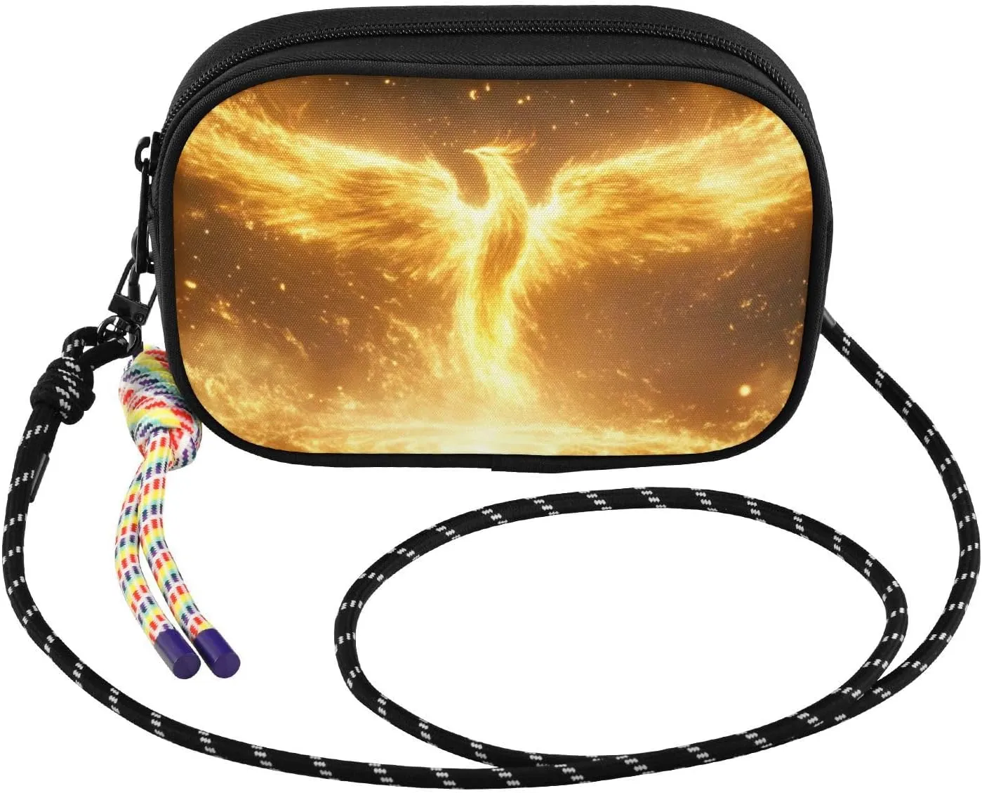Small Crossbody Bags Phoenix Fly Fire for Women Cell Phone Purses Women's Shoulder Handbag Wallet Purse