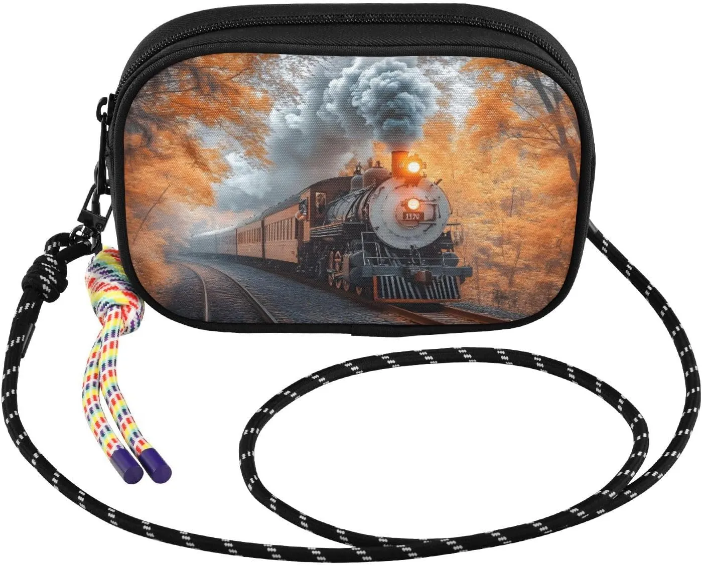 Small Crossbody Bags Train Autumn Vintage for Women Cell Phone Purses Women's Shoulder Handbag Wallet Purse