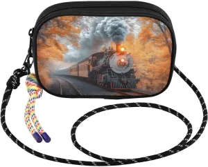Small Crossbody Bags Train Autumn Vintage for Women Cell Phone Purses Women's Shoulder Handbag Wallet Purse