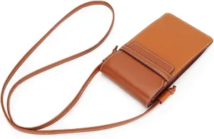 Small Crossbody Cell Phone Purse for Women, Lightweight Mini Shoulder Bag,Genuine Leather Phone Crossbody Bag