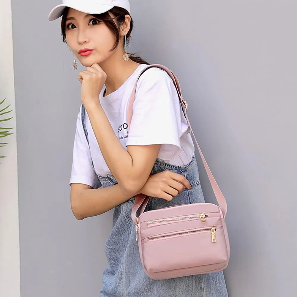 Small Crossbody Purses for Women Multi Pocket Casual Crossbody Bag Cellphone Wallet Purse Shoulder Bag