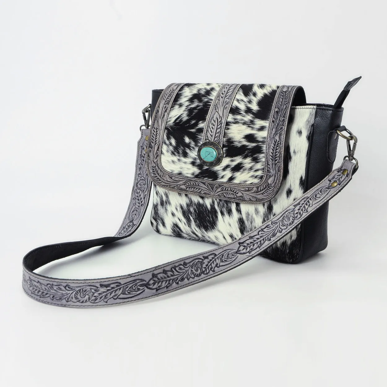 Smoky Tooled Leather Bag