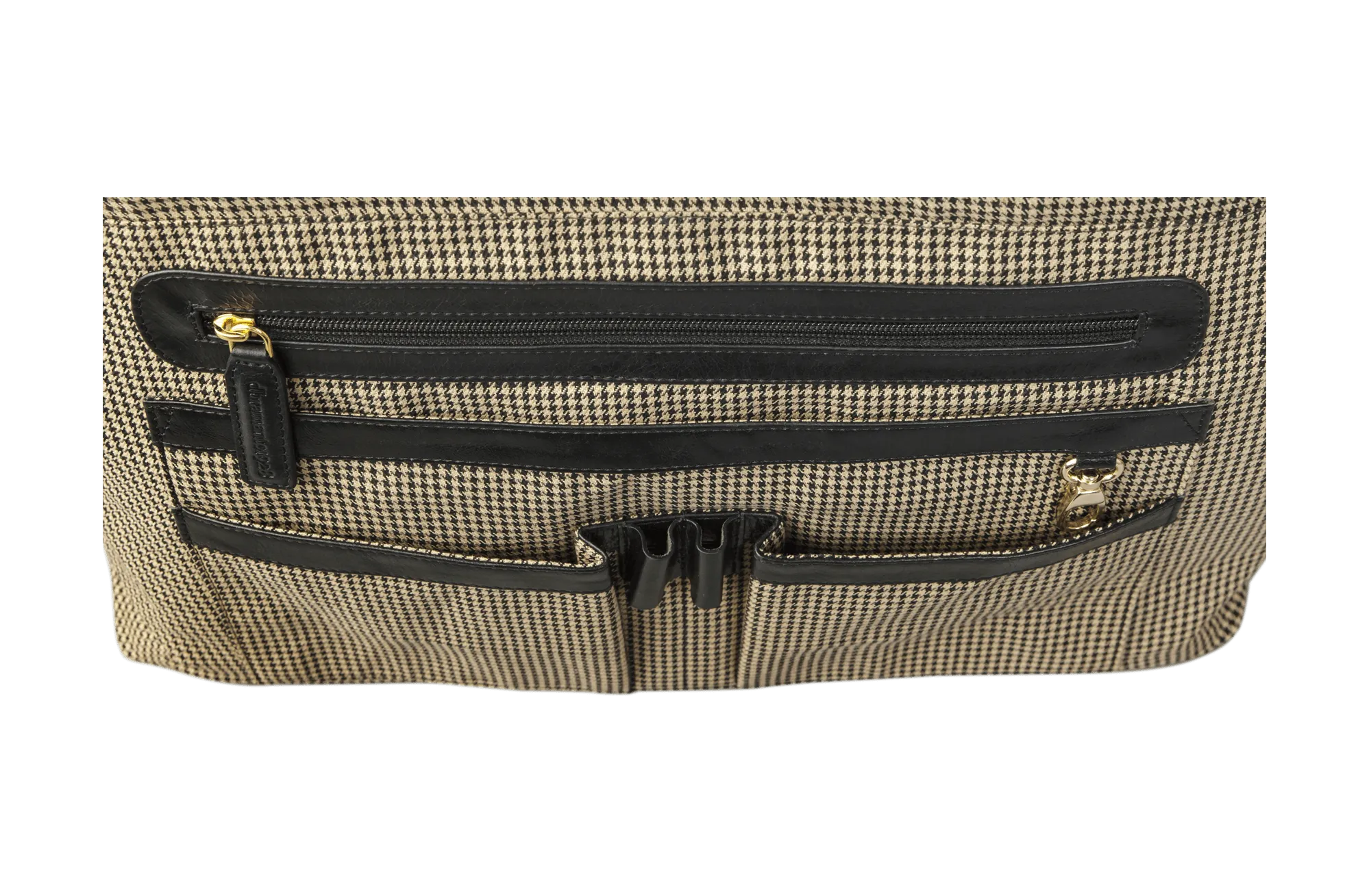 Sophie Black Leather Womens 15" Laptop Tote