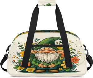 Sports Duffle Bags Travel Duffle Bag Gym Bag Weekender Travel Bag Waterproof Overnight Bag Carry On Travel Tote Bag Dance Bags -St. Patrick's Day Dwarf