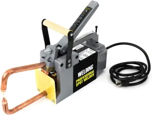 Stark USA Portable Spot Welder 1/8" Electric Single Phase Handheld Welding Tip Gun Handle Weld Spot 110V 6" Throat Depth