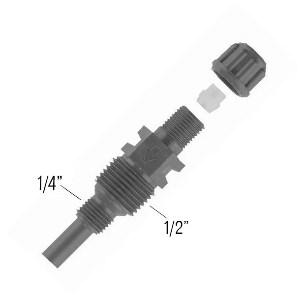 Stenner Pellathane Replacement Injection Duckbill Checkvalve - 1/4" | UCTYINJ