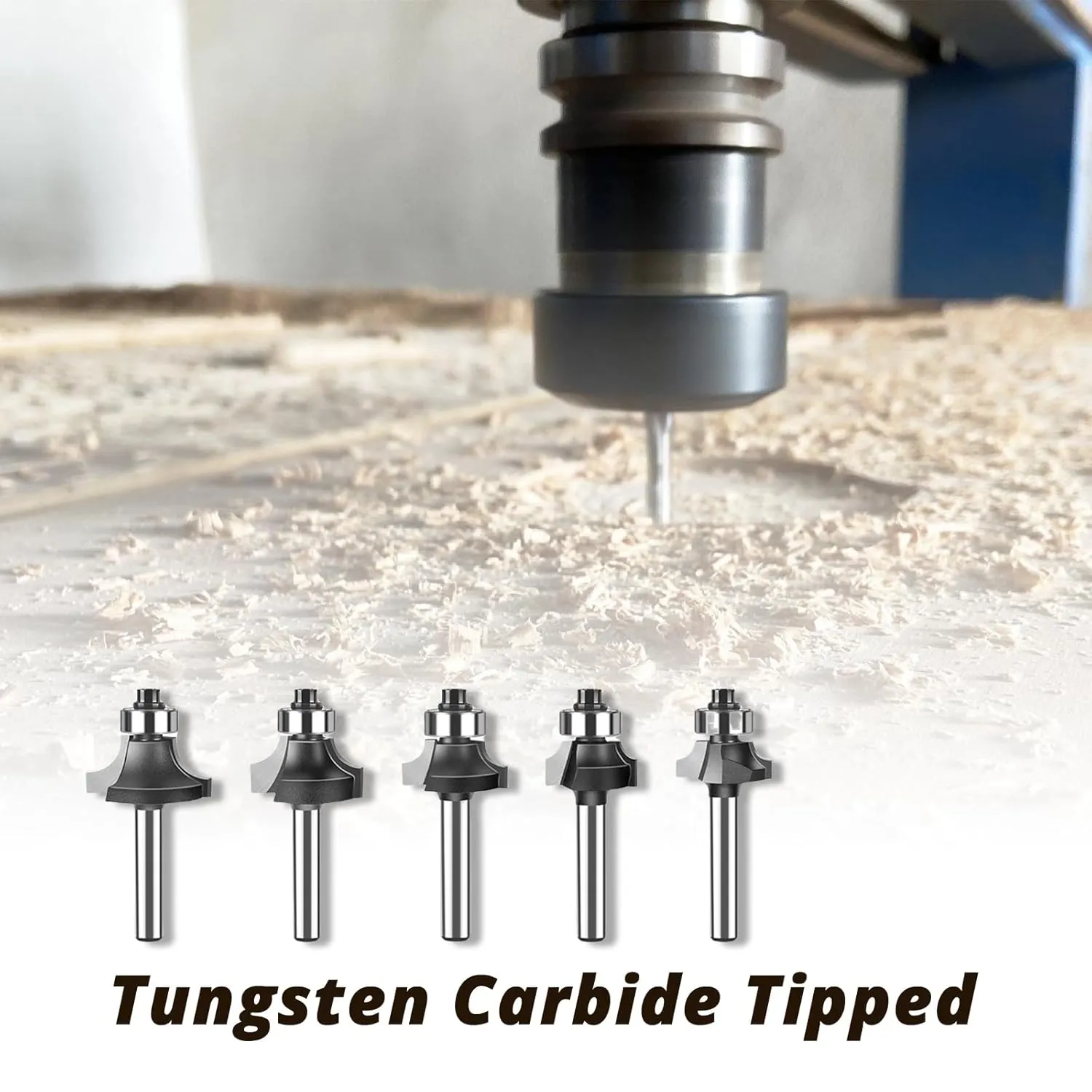 Sturdy Edges Forming Router Bit 1/4Inch Or 6mm Shank Router Bit Suitable for Craft and Professional Woodworkers
