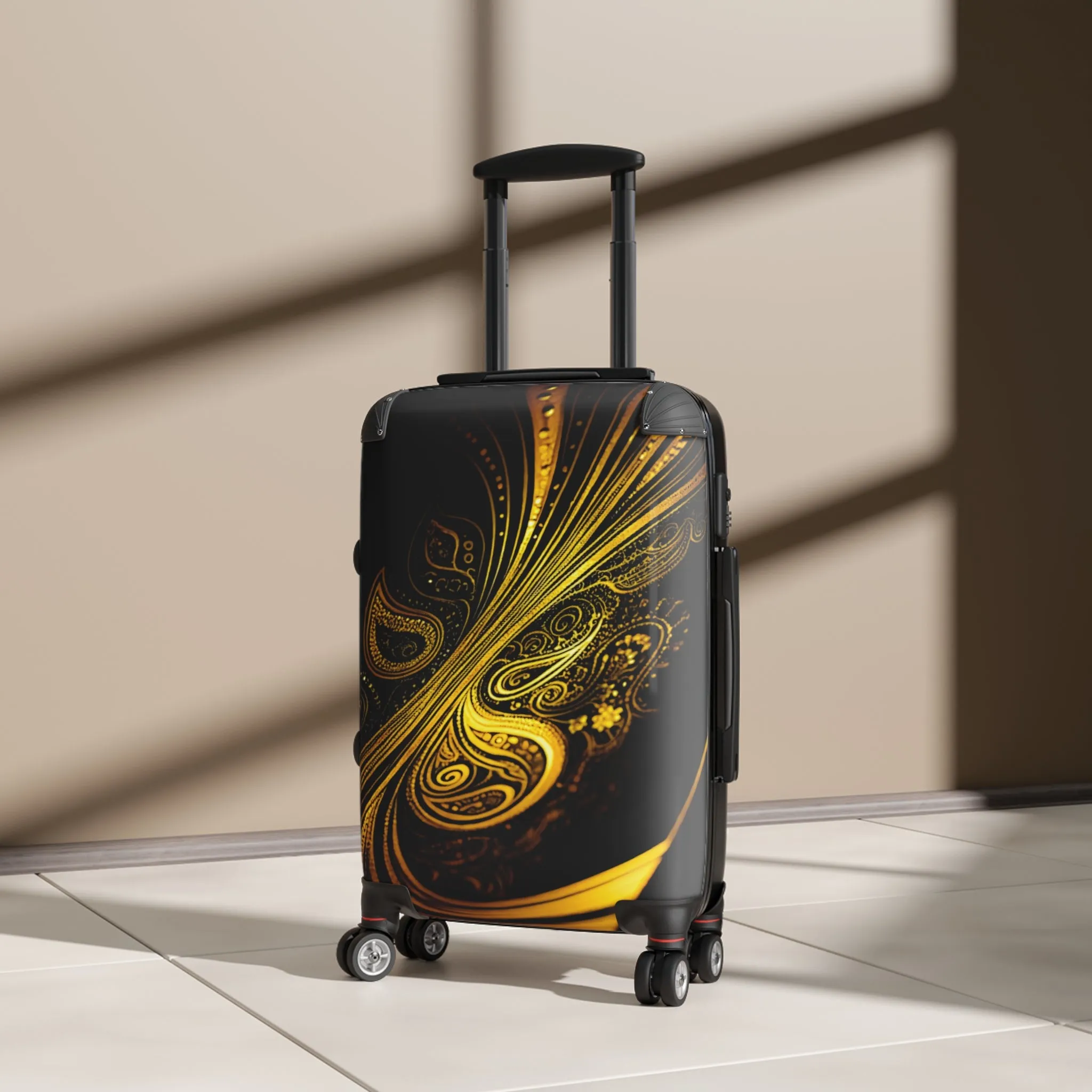 Suitcases Paisley Design
