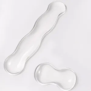 Sumgsn Silicone Gel Keyboard & Mouse Wrist Rest Set, White Cool Soft Ergonomic Wrist Rest, Relax Your Wrist, for Laptop Computer Office & Home