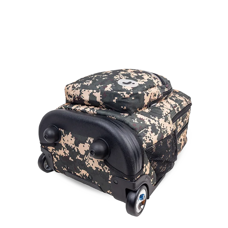 Sundance Laptop Rolling Backpack (20 Inch) in Green Camo