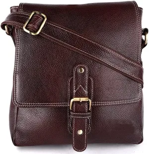 SUNLEXA Real Leather Crossbody Bags for Women, Travel Purse Crossover, Long Over the Shoulder Sling Womens Purses