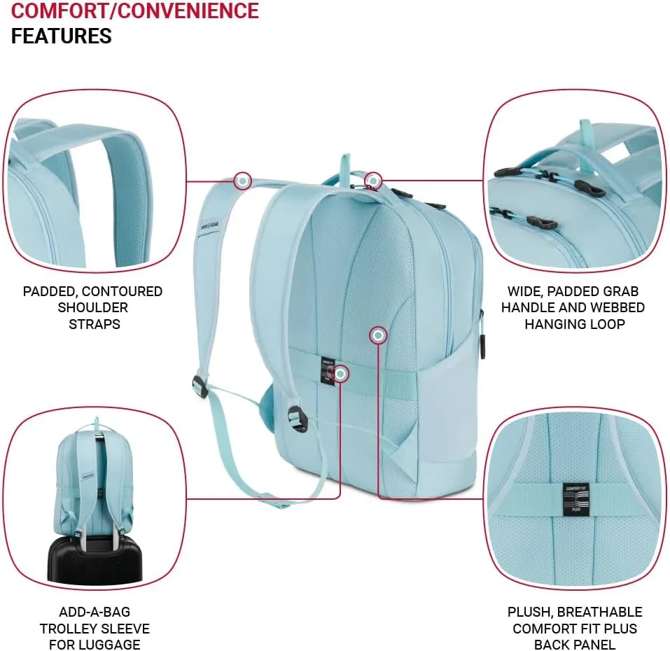 SwissGear Orientation, Light Blue, 17.75-Inch