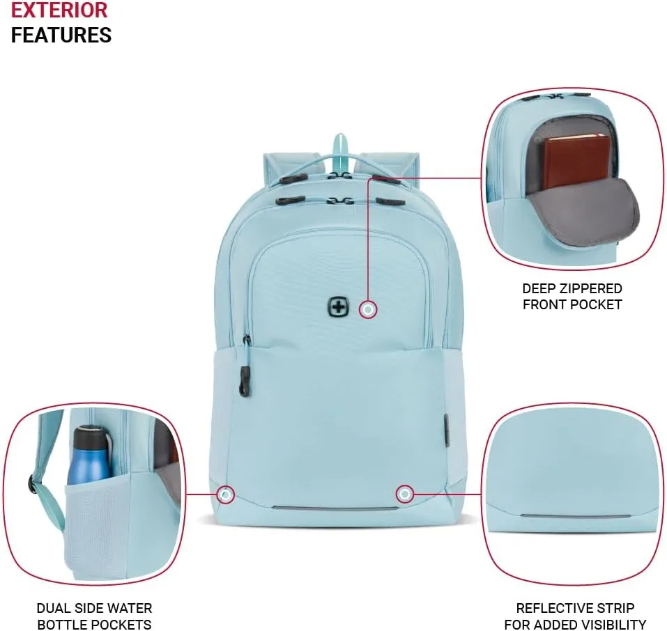 SwissGear Orientation, Light Blue, 17.75-Inch