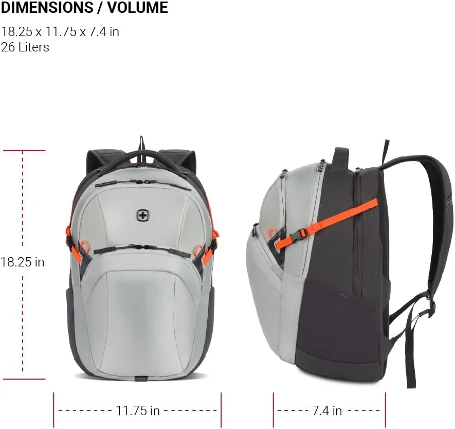 SwissGear UrbanPro, Light Grey/Charcoal, 18.5-Inch