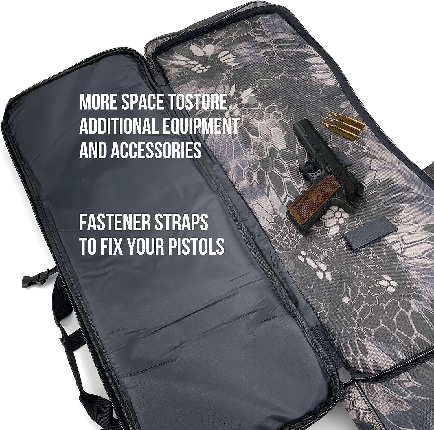 TaktZeit Tactical Rifle Case Outdoor Soft Rifle Bag for Hunting Fishing Gun Case with Adjustable Shoulder Strap