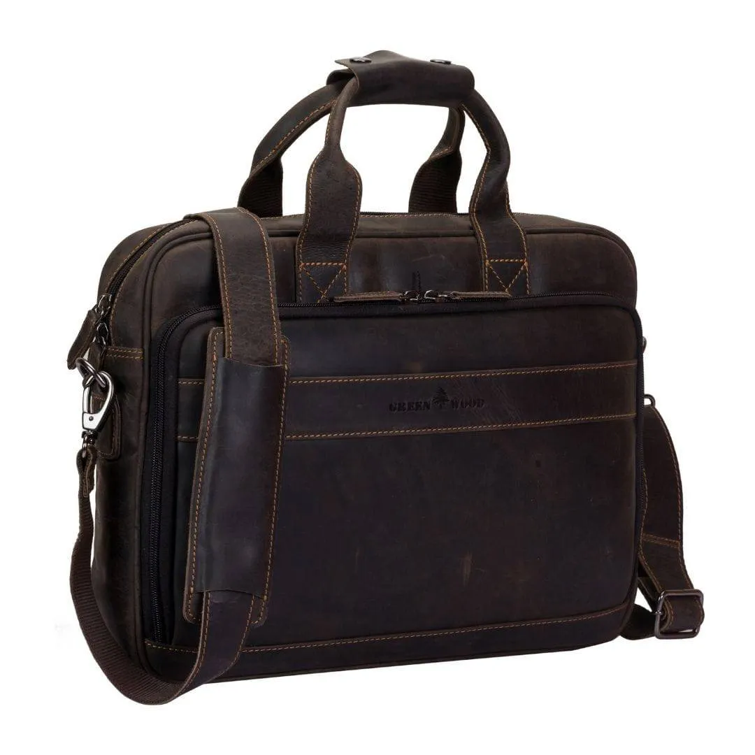 The Apollo Briefcase Brown
