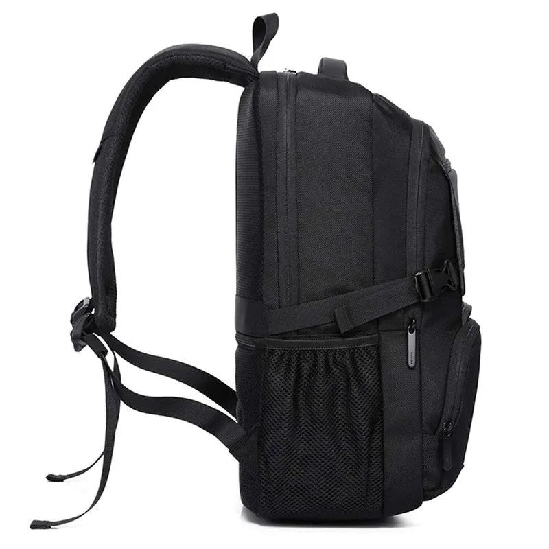 THE CLOWNFISH Anti-Theft Laptop Backpack with USB Charging | 15.6 inch | Black