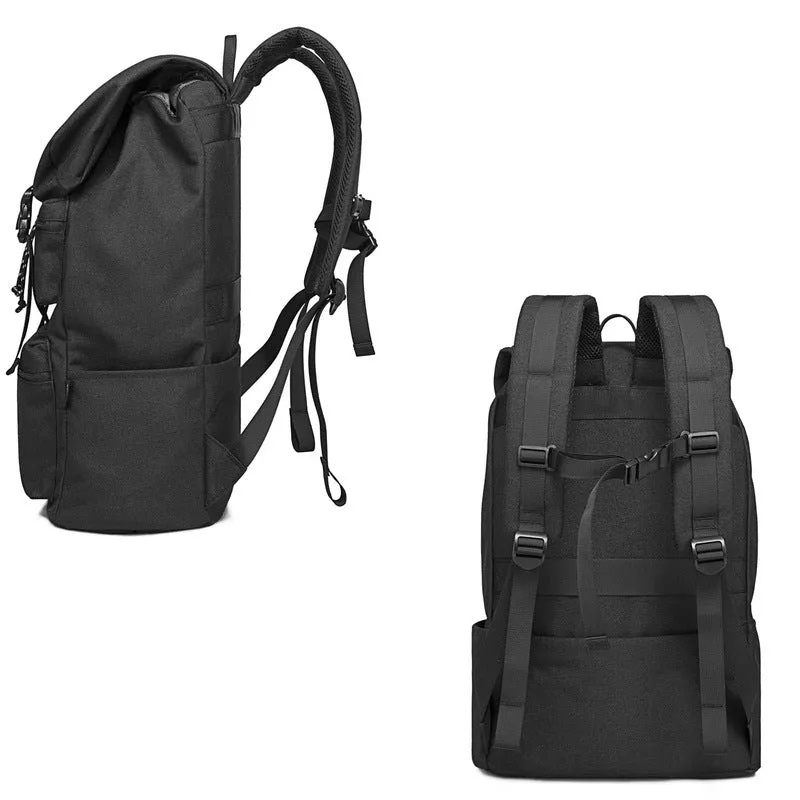 THE CLOWNFISH Water Resistant Laptop Backpack - Spacious Compartment | Adjustable Straps | 15.6 inch | Black