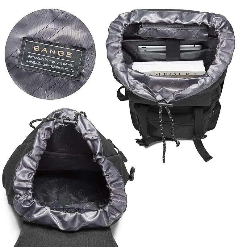THE CLOWNFISH Water Resistant Laptop Backpack - Spacious Compartment | Adjustable Straps | 15.6 inch | Black