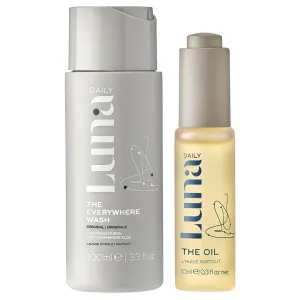 The Feminine Wash   Body Oil Set | Travel-Size Feminine Hygiene & Moisturizing Duo | pH-Balanced Body Wash & Soothing Ingrown Hair Oil | Nourishing & Pregnancy-Safe