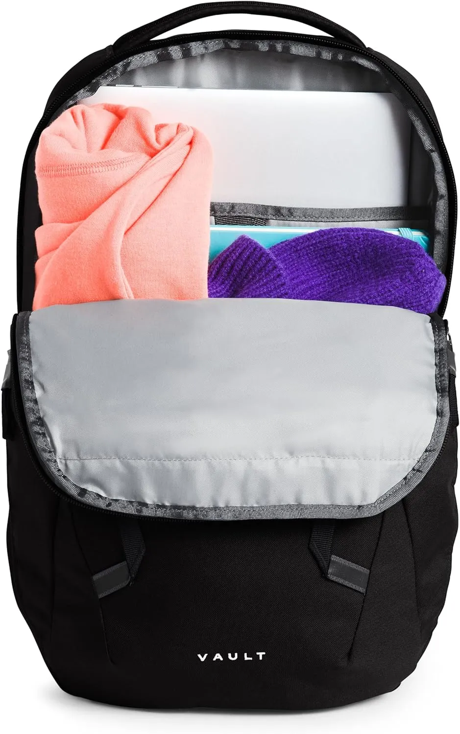 THE NORTH FACE Women's Vault Everyday Laptop Backpack - PFAS Free, TNF Black-NPF, One Size
