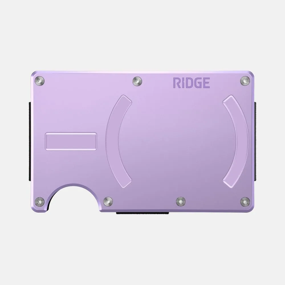 The Ridge Minimalist Slim Wallet For Women - RFID Blocking Front Pocket Credit Card Holder - Metal Wallet For women With Money Clip