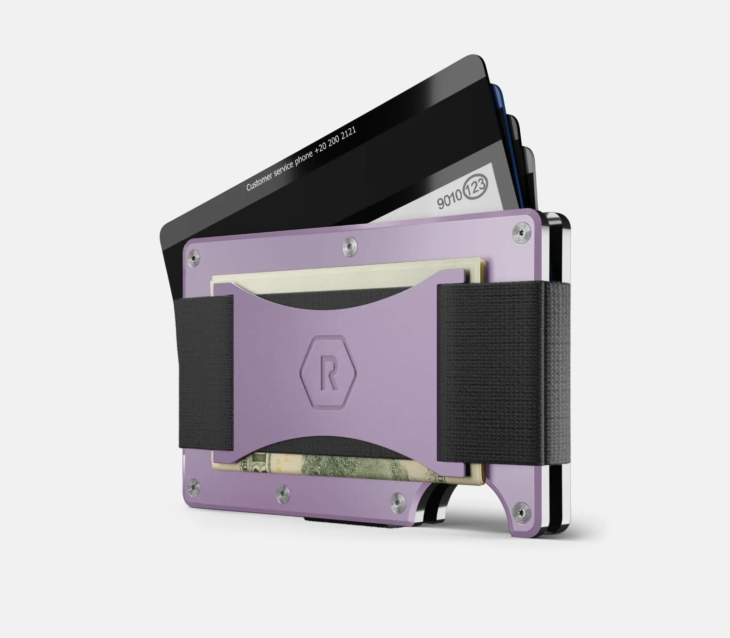 The Ridge Minimalist Slim Wallet For Women - RFID Blocking Front Pocket Credit Card Holder - Metal Wallet For women With Money Clip