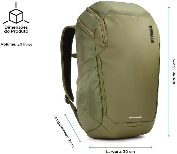 Thule Chasm Backpack 26L, Olivine, One Size