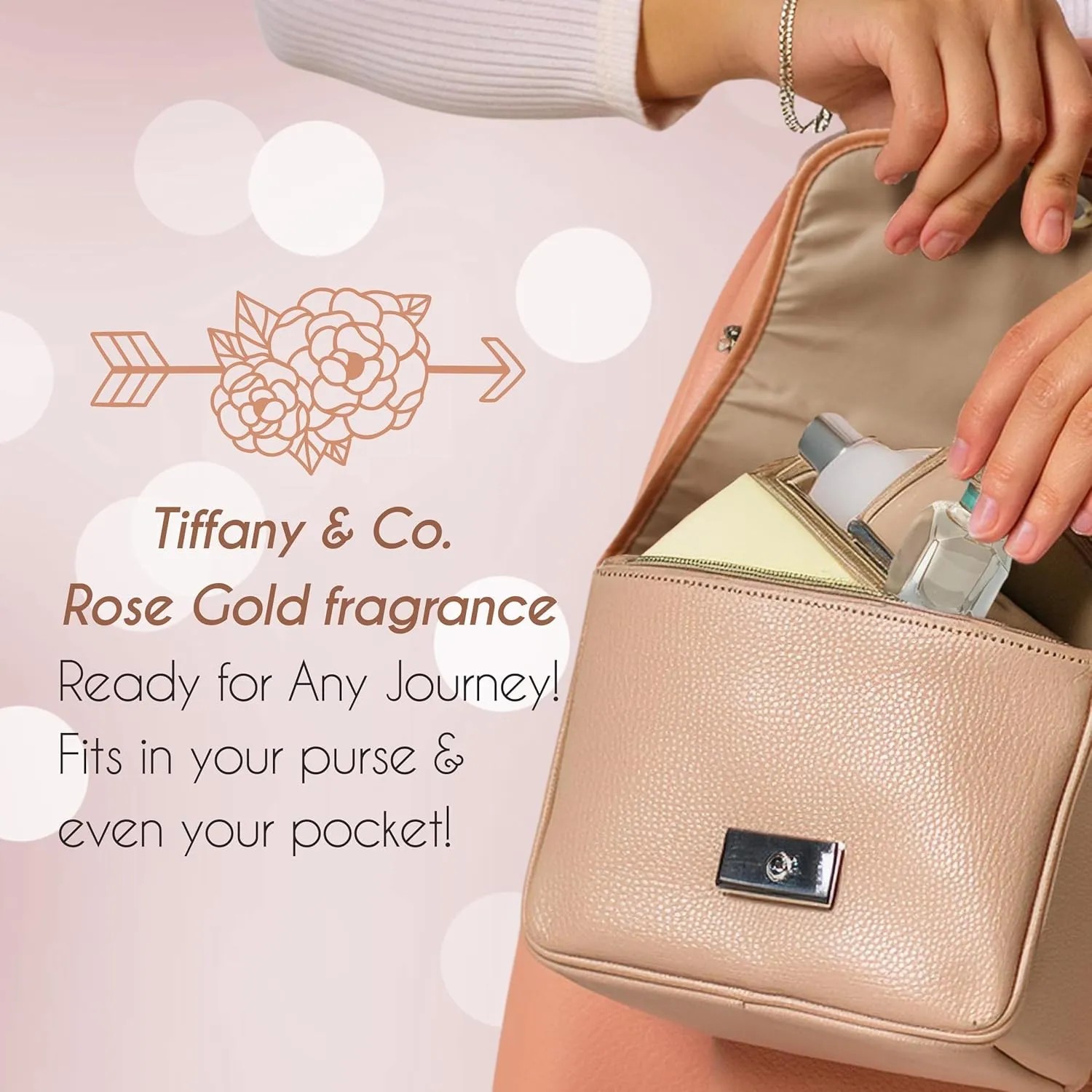 Tiffany & Co. Mini Perfume Rose Gold Women Splash EDP 0.16 fl.oz / 5 ml Travel size