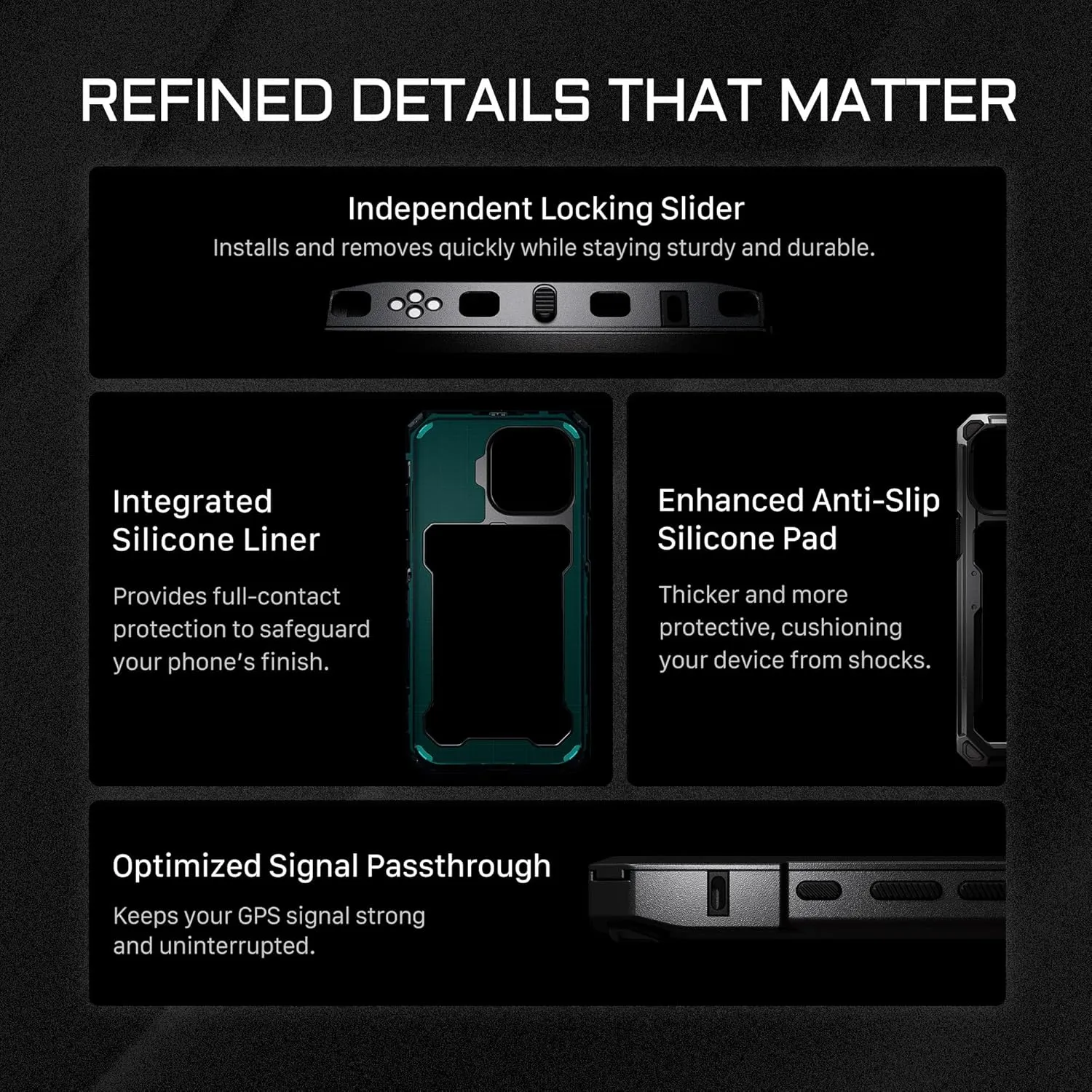 Tilta Khronos Handheld Kit Compatible with iPhone 16 Pro Max – Space Gray | Mobile Filmmaking Accessories | Phone Camera Cage & Video Rig | 0.6   1.2 ND Filters | Focus Handle | TK-IP16-PMA-SG