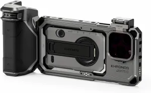 Tilta Khronos Handheld Kit Compatible with iPhone 16 Pro Max – Space Gray | Mobile Filmmaking Accessories | Phone Camera Cage & Video Rig | 0.6   1.2 ND Filters | Focus Handle | TK-IP16-PMA-SG