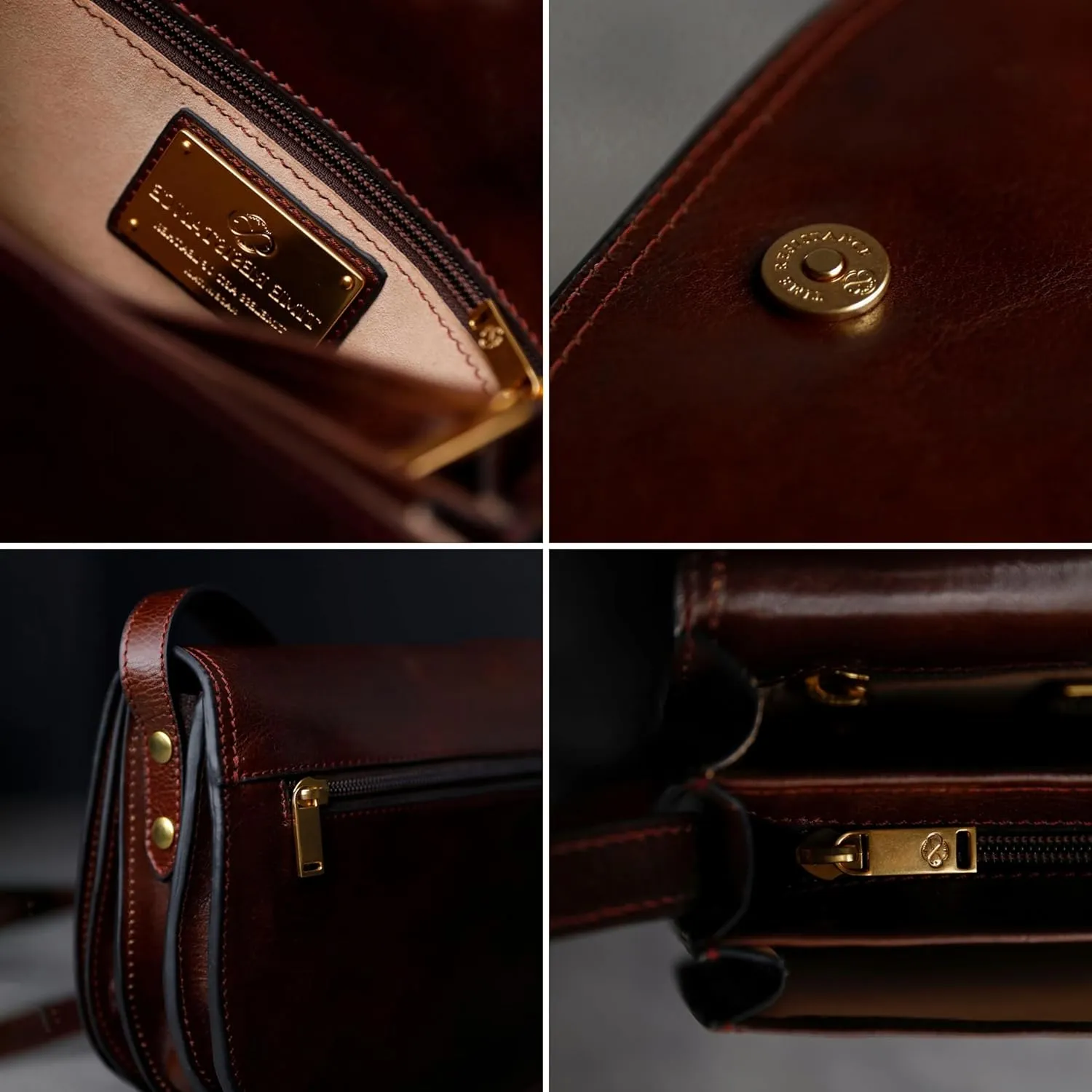 Time Resistance Leather Cross Body Bag for Women Shoulder Bag Messenger Purse Gift Box Included