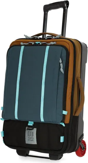 Topo Designs 44 L Global Travel Bag Roller Desert Palm/Pond Blue One Size