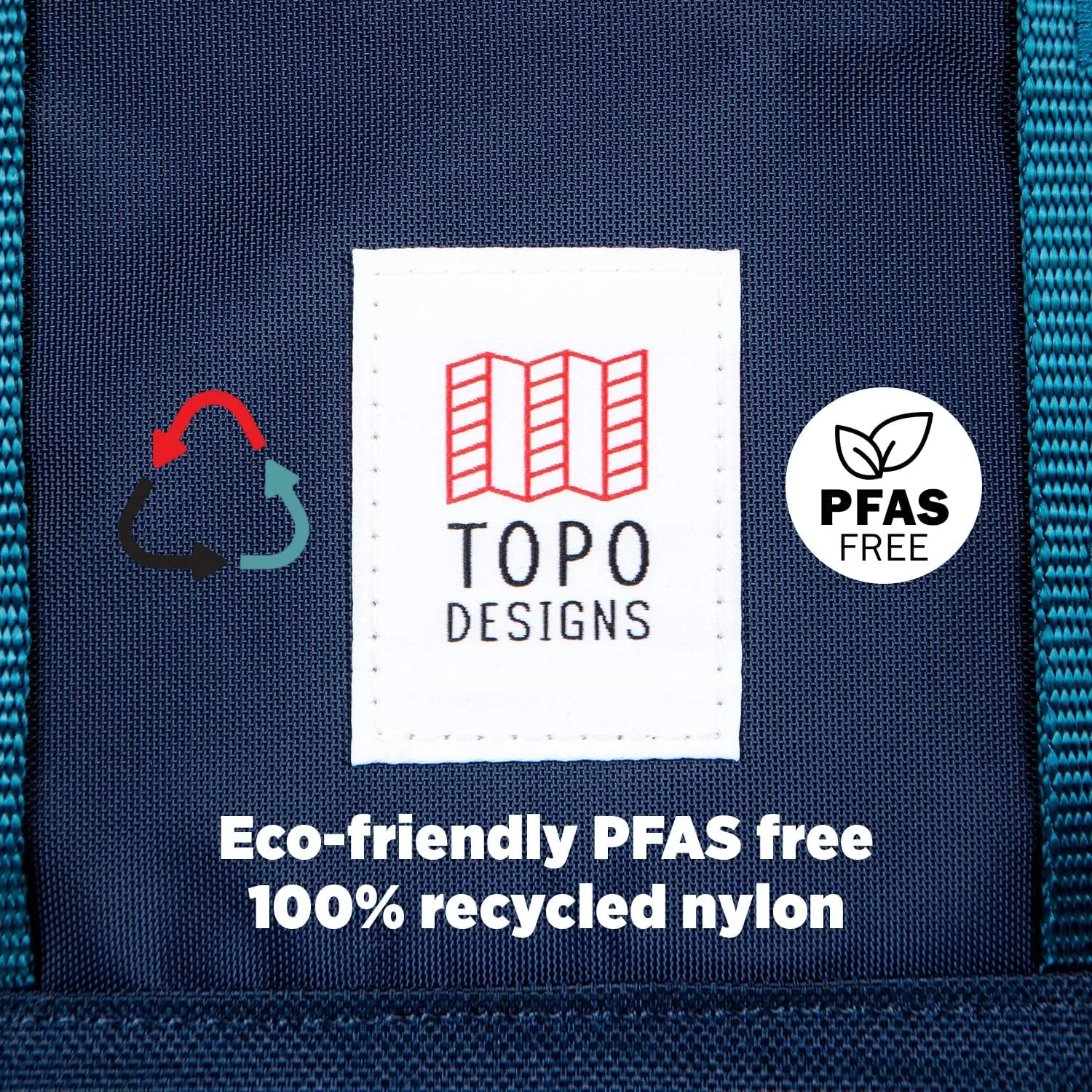 Topo Designs 44 L Global Travel Bag Roller Desert Palm/Pond Blue One Size